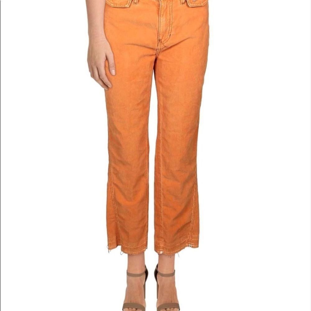 Free People Corduroy Straight Leg Pants